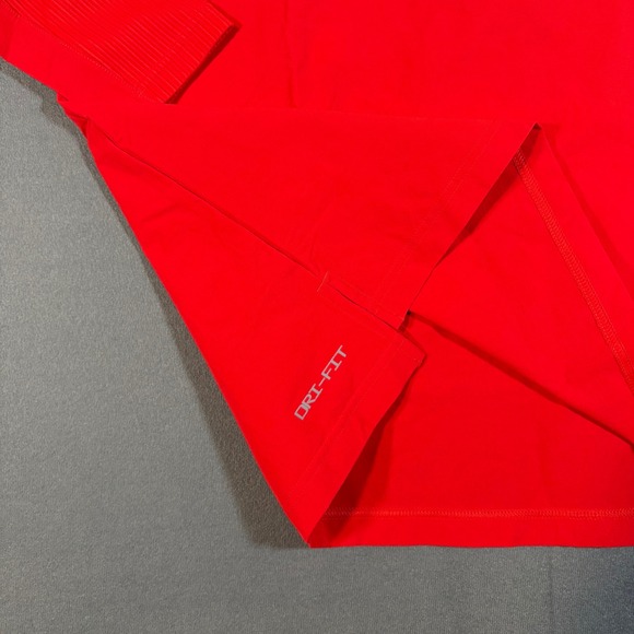 NWT Nike Player Men's Dri-FIT Pullover Crewneck FD4291-694 Baseball Red Large - Picture 4 of 8